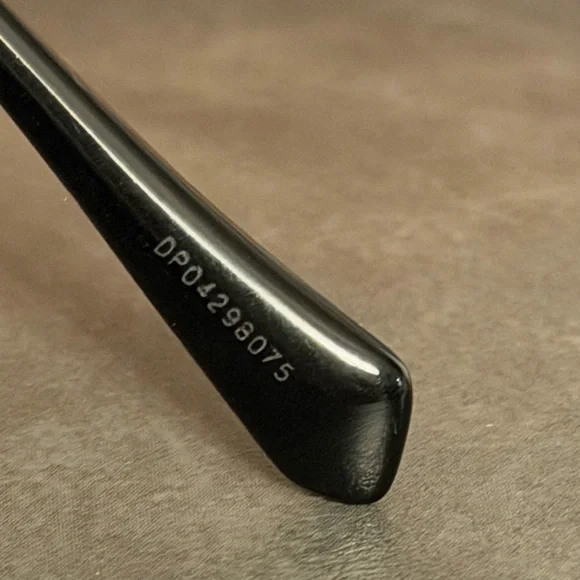 Miu Miu Oval Skinny Sunglasses Mu 58us 1ab 5o0 Black Silver/Grey NWT - Picture 11 of 15